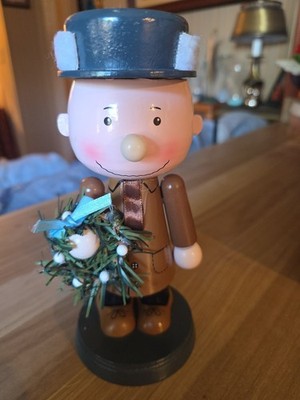 PEANUTS CHARLIE BROWN CHRISTMAS DECOR NUTCRACKER 8'' - BRAND NEW