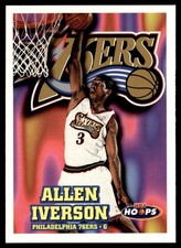 1997-98 Hoops Allen Iverson Philadelphia 76ers #287