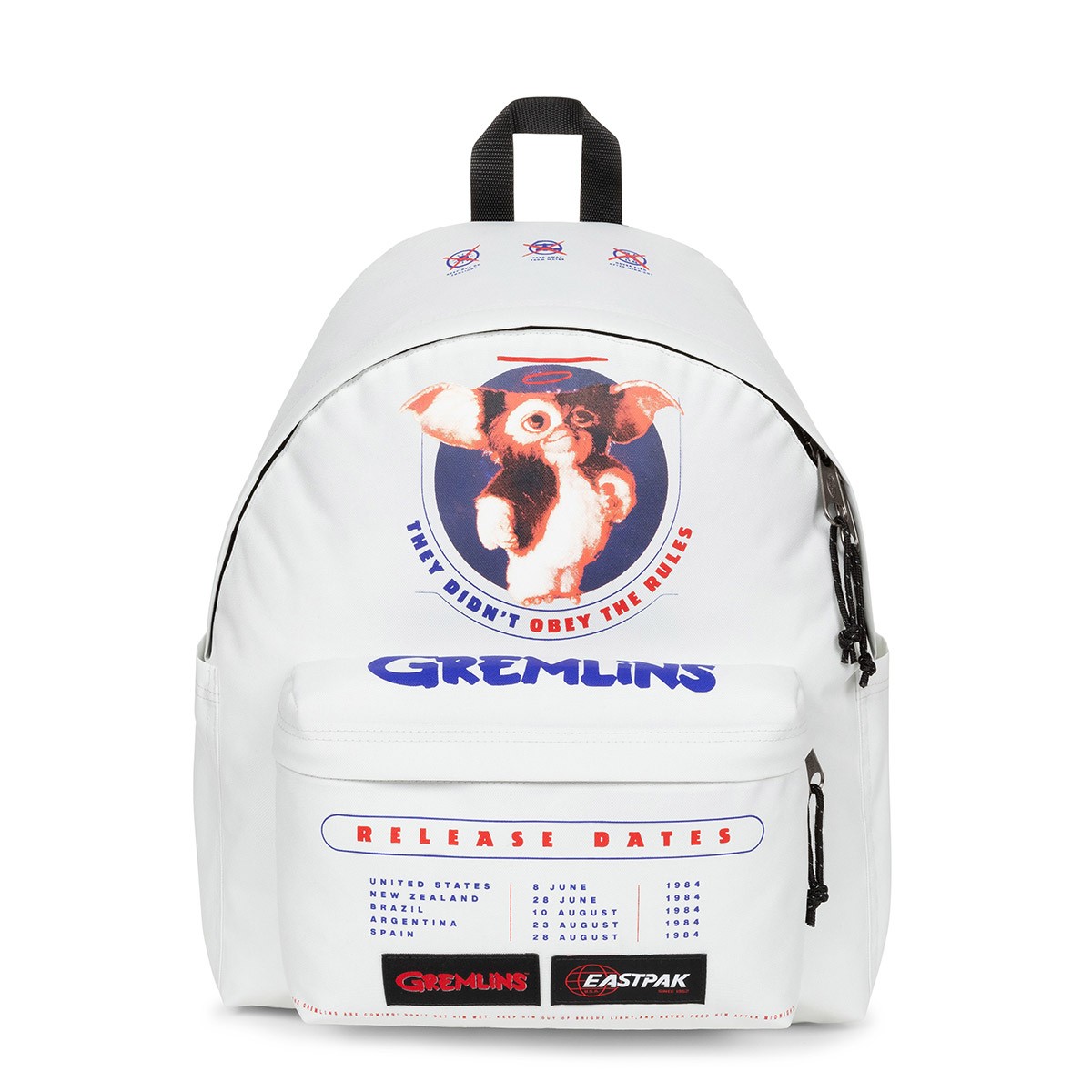 Sac à dos Eastpak Day Pak'R Gremlins blanc avec poche PC