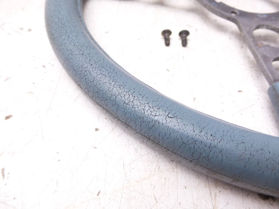 Botón bocina volante trans am 70-81 3 radios azul 14 pulgadas 14" original GM Foto 3 de 4