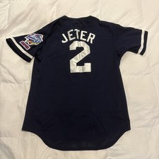 New York Yankees Jersey #2 Jeter Diamond Collection 1998 World Series Medium