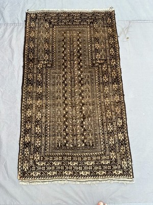 2'8 x 4'8 ft Vintage Afghan Rug Hand Knotted Terracotta Soft Pile Boho Carpet