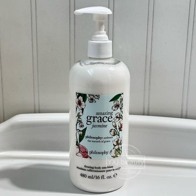 New Philosophy Amazing Grace Jasmine Perfumed Firming Body Emulsion 16 oz/480 ml