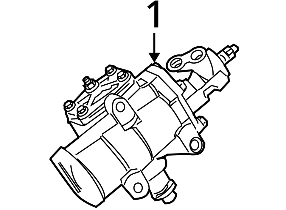Engranaje/rack y piñón de dirección asistida Ram2500 Sku #4206386 2011 Foto 4 de 4