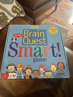 Brain Quest Smart! Game Grades 1-6 Educational Board Game Complete. Parts Sealed