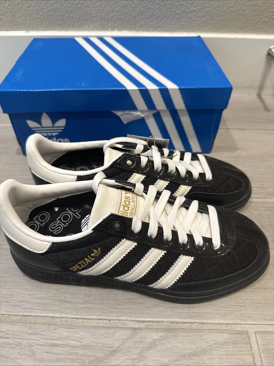  ダン・カーターのスペシャル シューズ The Blue Trio x adidas Handball Spezial Black White for Sale