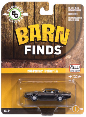Auto World BC003 1:64 Big Country 1976 Pontiac Firebird T/A Barn Finds