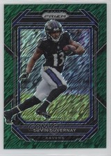 2022 Panini Prizm Green Shimmer Prizm 4/5 Devin Duvernay #22 rf2