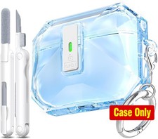 Transparent Non-Yellowing Case for AirPods Pro 3 with Cleaning Kit  Keychain