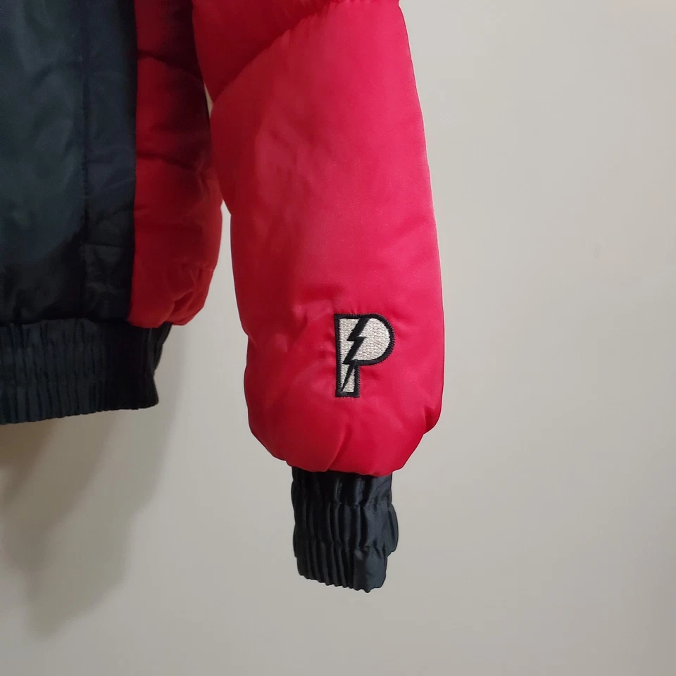 Jaqueta masculina bordada retrô vintage anos 90 jogador profissional NBA Chicago Bulls - Imagem 4 de 4