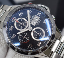 £6550 tag heuer carrera daydate model cv2a1r box papers 1 yr gtee 2019 yr