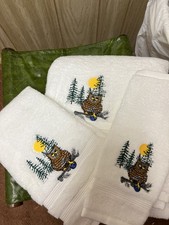 Bath Towel Set With Hand Towel And Washcloth ...