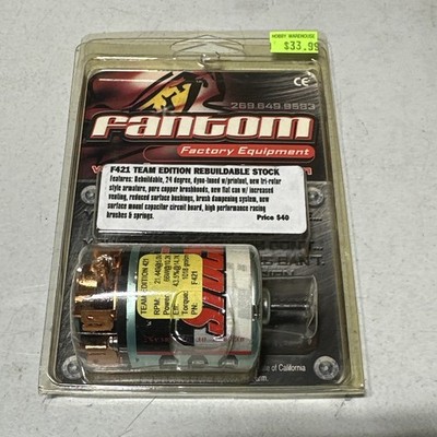 FANTOM TEAM STOCK brushed Motor 27t (Monster Based). Dynamic Printout NEW NIB