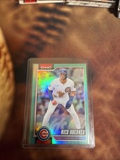 2026 Topps Series 1 - Nico Hoerner #5 Aqua Rainbow Foil