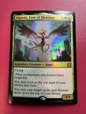 *** Sigarda, Font of Blessings *** FOIL March of the Machine: The Aftermath MTG
