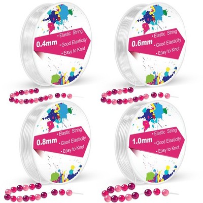 Armband Gummiband 0,4 mm 0,6 mm 0,8 mm 1 mm 0,4/0,6/0,8/1,0 mm, transparent