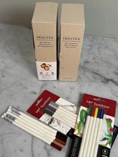 Tombow Irojiten Color Dictionary Sets Vol. 4–9 + Fluorescent + Extras — 6 Boxes