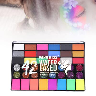 Gesichts-Körper-Farbpigment, 42 Farben, Make-up-Palette Für Festival, Cosplay,