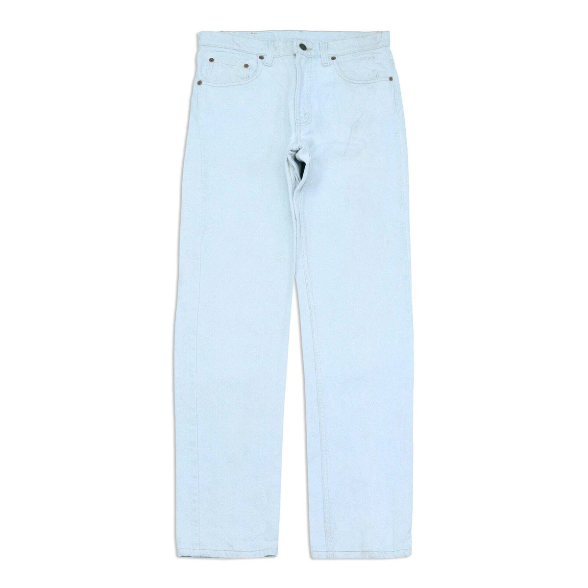 Levi's men's 505 white clearance jeans