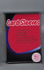60 Red Pro-Safe Small Size Deck Protector Sleeves ( YuGiOh )