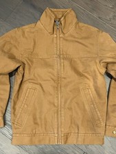 CornerStone Washed Duck Cloth Flannel-Lined Work Jacket CSJ40 Size XS Brown
