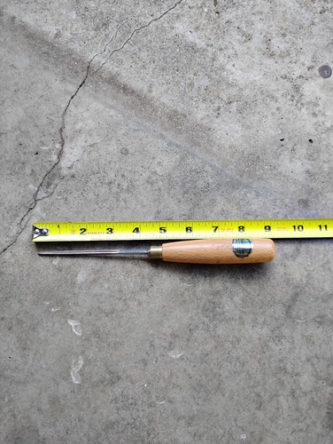 Vintage Ashley Iles 1/8" gerade V 45 Grad Schnitzwerkzeug Nr. 41