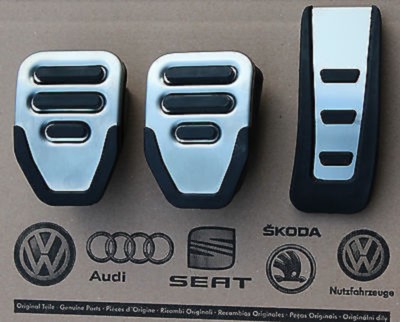 original Audi RS6 4F Pedale A6 Pedalset S6 plus C6 Pedalkappen pedal pads caps