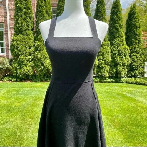NWT Free People Dreamer Strappy Midi Dress Criss Cross Halter in Black Size XS - Picture 5 of 15