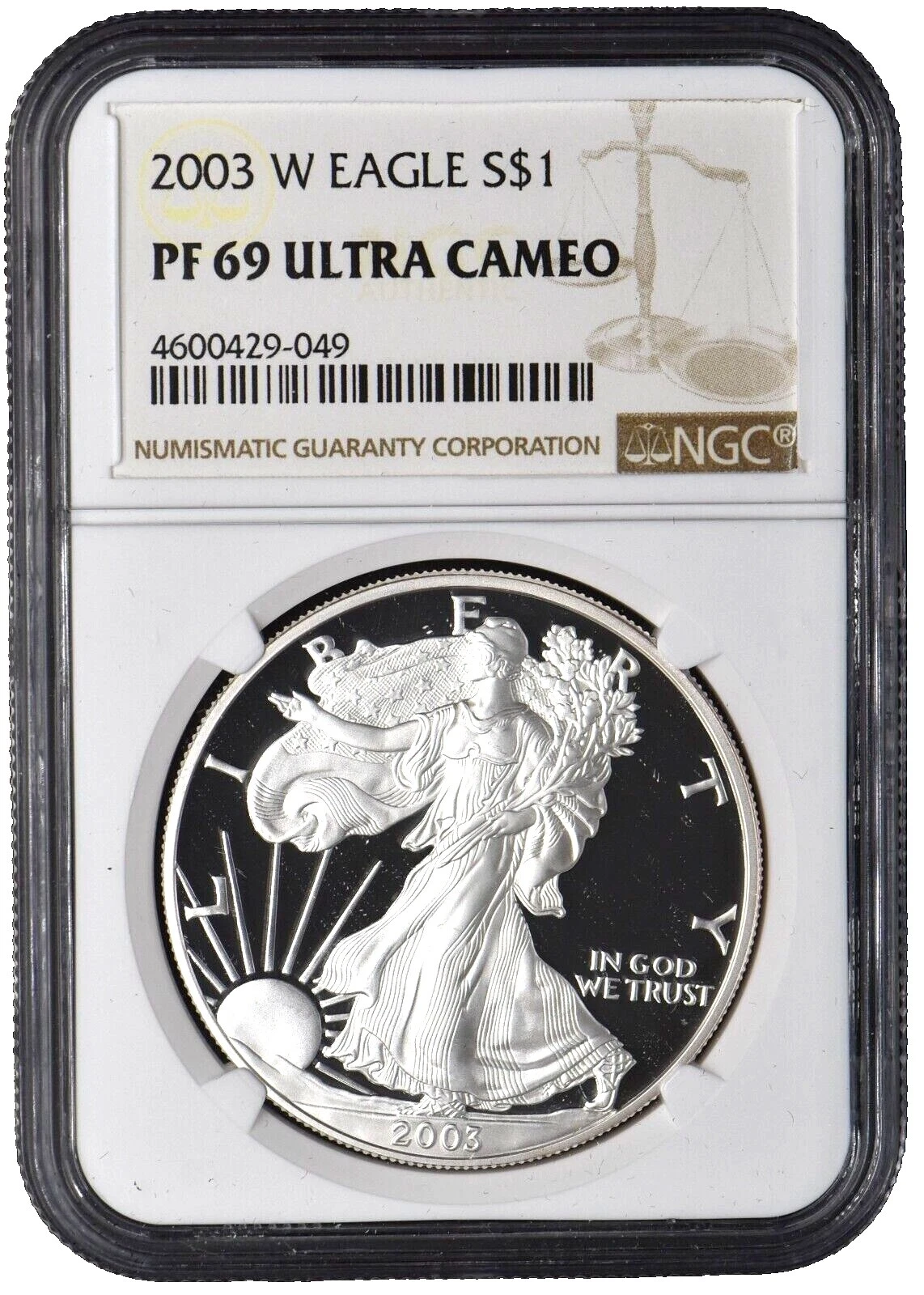 1 oz Precious Metal Content per Unit 2003 Silver Bullion Coins