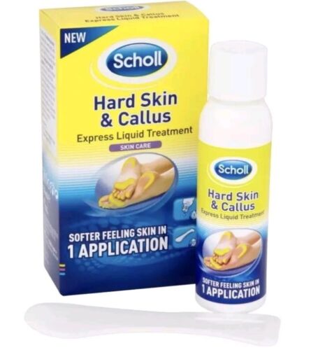 2x Scholl Hard Skin and Callus Express Liquid Treatment - 50 ml UK Seller - Afbeelding 1 van 3