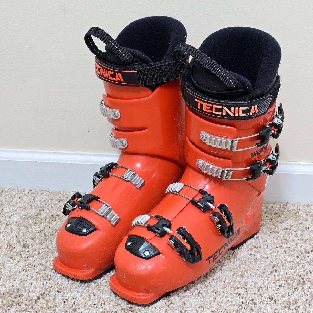 Tecnica Ski Boots, Cochise Jr, Orange, Mondo 26-26.5, Mens 8
