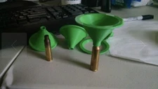 Powder Funnel for .22-250 Remington - Color Green - USA Seller - 2 Pack!!
