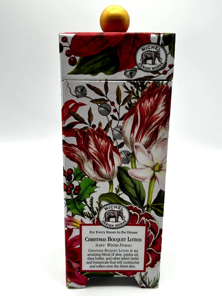 Michel Design Works Loción para manos y cuerpo Ramo de Navidad Invierno Flores 8 FL OZ Foto 4 de 4