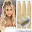 thumbnail 39 - Super Glue Seamless Tape In 100% Remy Human Hair Extensions Thick 60pc 150g B107