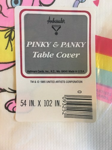 Tovaglie e inviti vintage Pinky and Panky Pink Panther & Sons festa compleanno - Foto 7 di 9