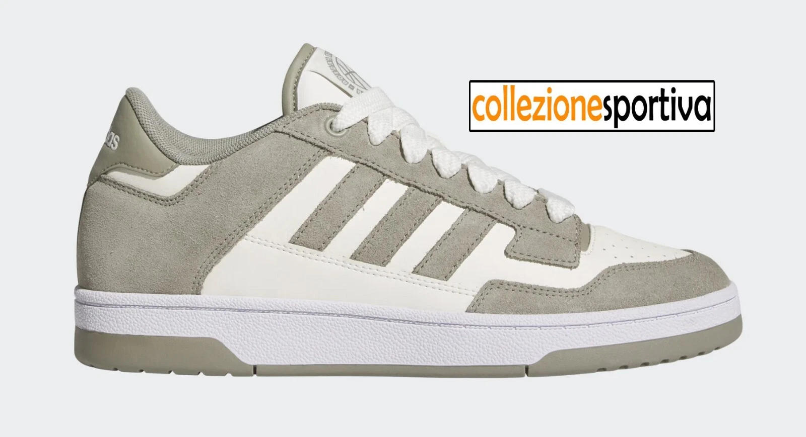 SCARPE ADIDAS UOMO CORE RAPID COURT LOW JP5243 col. bianco grigio
