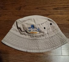 Shark Tan Toddler 3t 4t Youth Hat Boonie Bucket Hat Cap