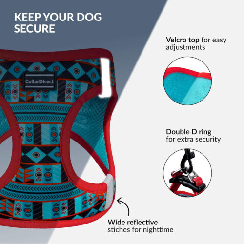 Dog Harness CollarDirect Step-in Reflective Any Weather Air Mesh for Large Dogs - Picture 3 of 7