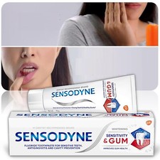 Sensodyne Toothpaste Sensitivity Gum for sensitive teeth and healthy gums, 70g