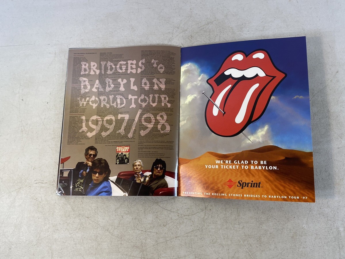 Rolling Stones Bridges To Babylon World Tour 97-98 Programme