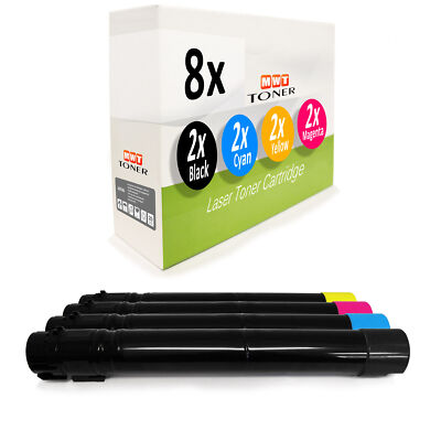 8x Patrone ersetzt Lexmark X950X2CG X950X2KG X950X2MG X950X2YG X950X2