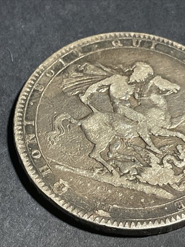 1819 Georg III gefräste Silberkrone - Bild 4 von 22