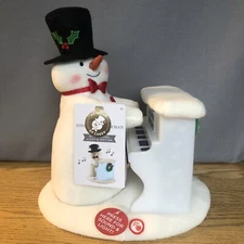 2023 Hallmark 20th Anniv Sing-Along Jingle Pals Snowman Plush Sound Light Motion