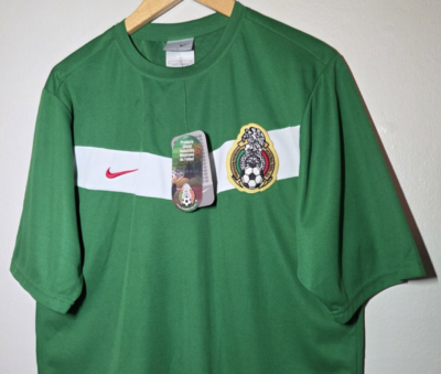 Vintage 2004 Nike Mexico Jersey 90s Y2K USA World Cup Fifa Futbol