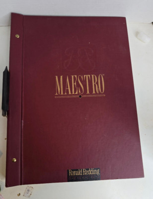 Vtg 1990's Wallpaper Sample Book Ronald Redding Maestro