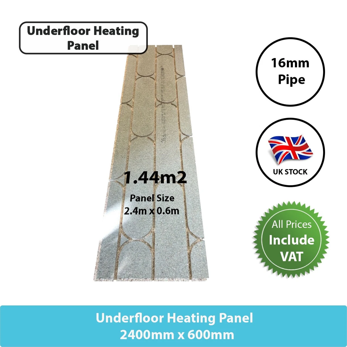 Pre routed Underfloor Heating Chipboard Boards 22mm x 2400mm x 600mm 16mm  Pipe | eBay