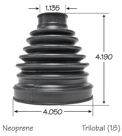 4 件套内外 CV 轴轴靴套件适用于丰田 4Runner 2010 - 2018 4WD 4x4 — 第 4/4 张图片