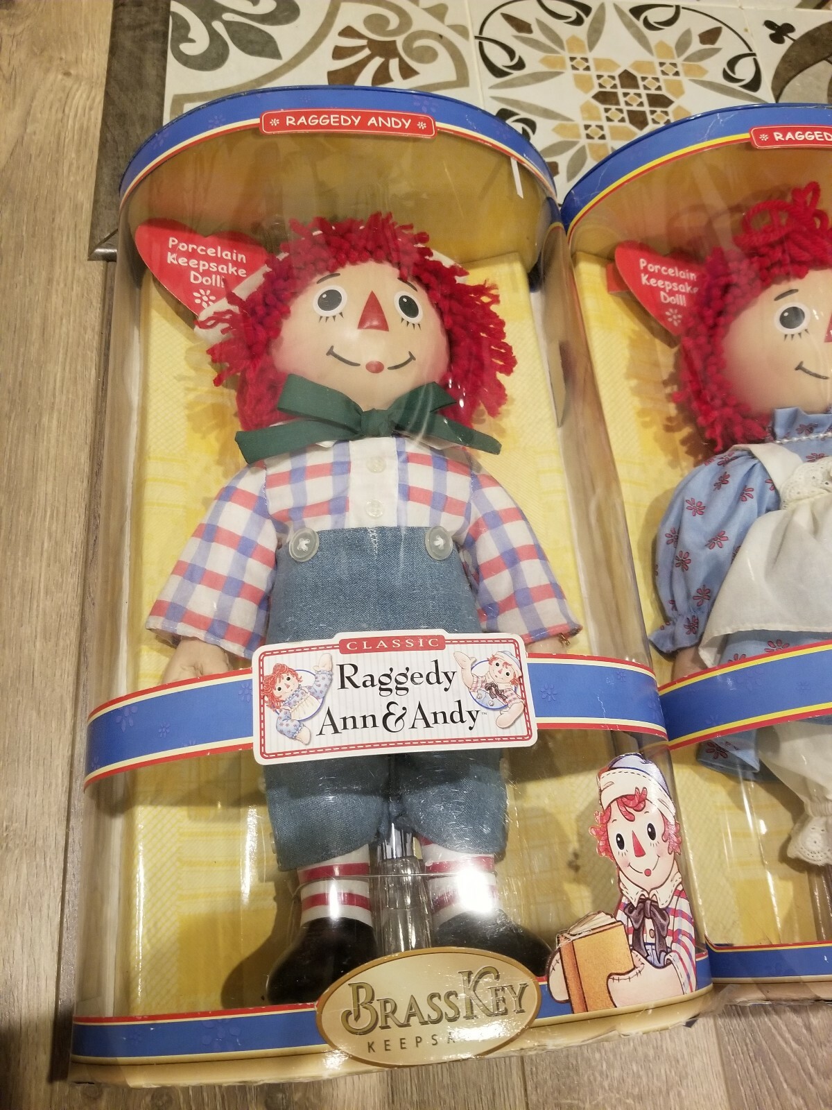 raggedy ann porcelain keepsake doll