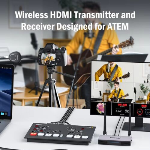 Wireless HDMI Transmitter Receiver Video Extende Kit for Laptop Projector TV - Picture 4 of 7