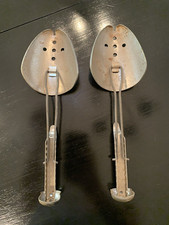 Vintage EKCO Adjustable Hammered Metal Shoe Tree Shapers Stretchers - 2 Pairs
